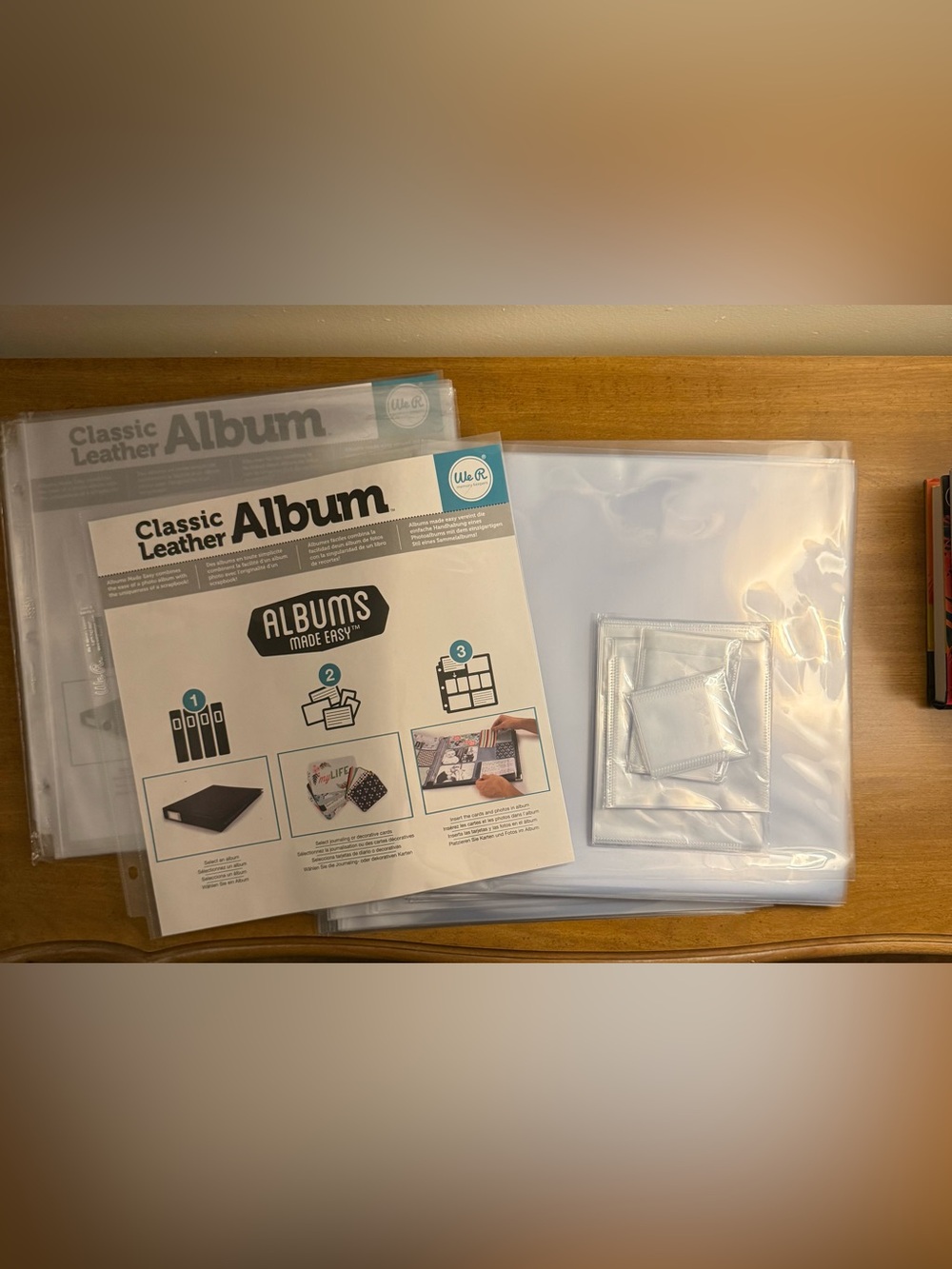 We R Memory Keepers Clear Album page protectors